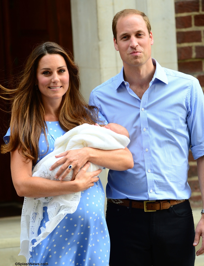 What Kate S Kids Wore Prince George In Rachel Riley The Princess Of Cambridge In A Knit Cap And Blanket