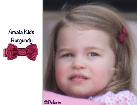 Princess Charlotte Hair Bow Trooping Colour 2017