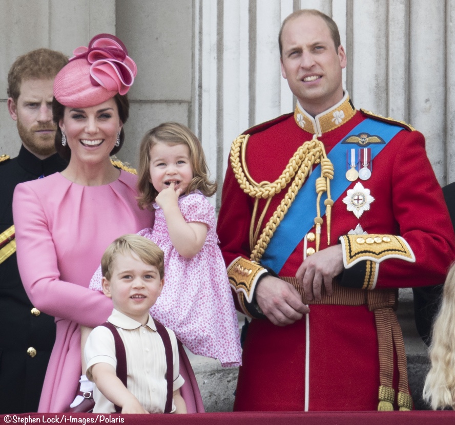 George Charlotte Kate William Trooping Colour 2017